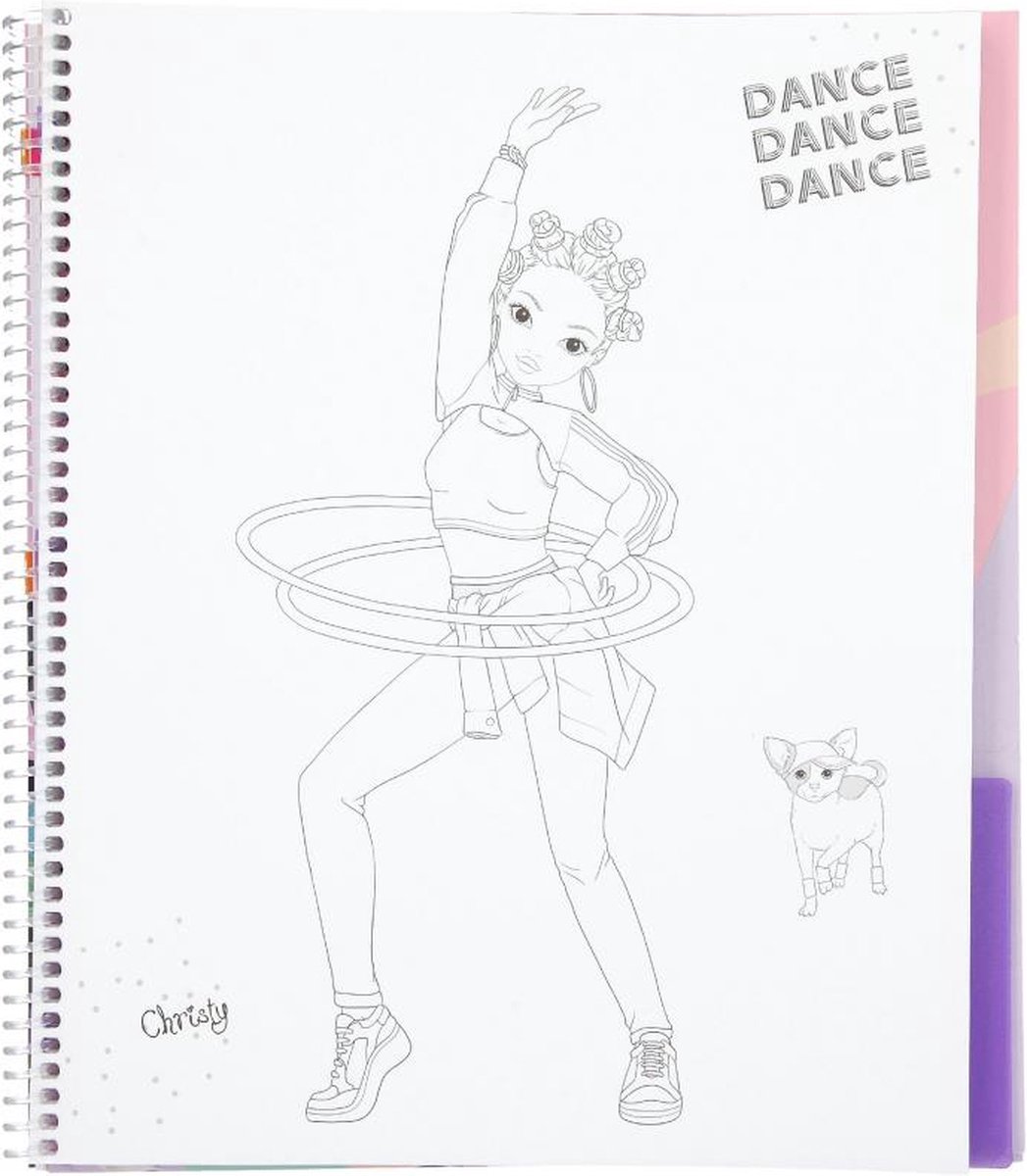 Livre de coloriage spécial Top Model Dance