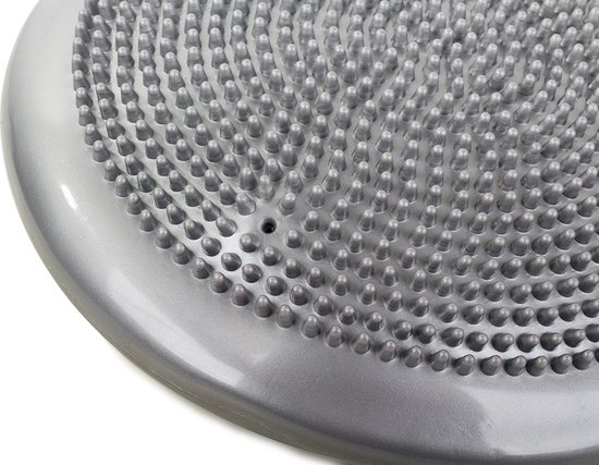 Air Stepper Pad - Balanskussen - Wiebelkussen - Grijs - 30cm — afbeelding 3