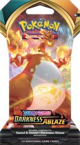 Pokémon Sword & Shield Darkness Ablaze Sleeved Booster - Pokémon Kaarten + 5 Pokémon Stickers