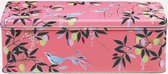 Boîte de rangement Orchard Songbirds - Rose corail - Rectangle - Boîte - 24,5 x 10,5 x 8 cm - Sara Miller London