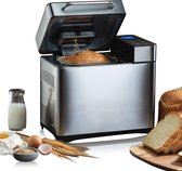 Meykey Backmeister Broodbakmachine met 19 programma's voor 500 g - 1000 g broodgewicht, 710 W, 15 uur timerfunctie, warmhoudfunctie, kijkvenster en led-scherm