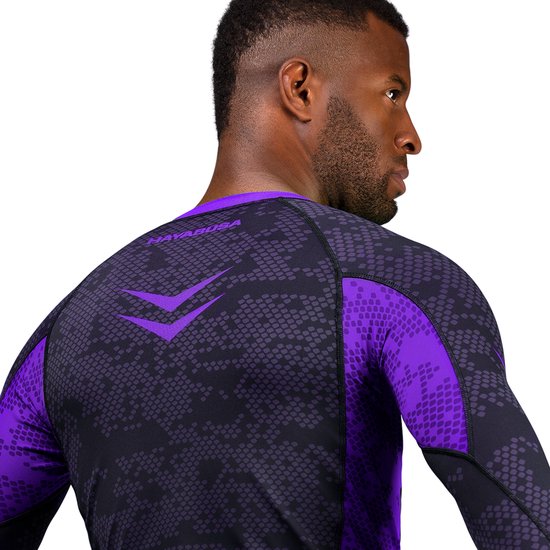 Rashguard à manches longues Hayabusa Arrow Classé - Violet - Taille S