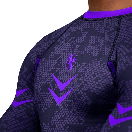 Rashguard à manches longues Hayabusa Arrow Classé - Violet - Taille S