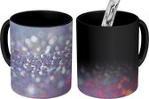 Magische Mok - Foto op Warmte Mokken - Koffiemok - Glitters tegen een lichte achtergrond - Magic Mok - Beker - 350 ML - Theemok
