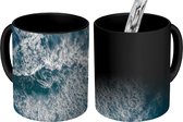 Magische Mok - Foto op Warmte Mok - Zee- Golven - Schuim - 350 ML