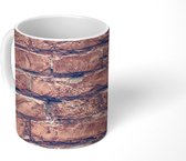 Mok - Muur - Baksteen - Rood - 350 ML - Beker