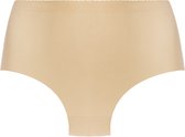 INVISIBLE ZERO Slip Zonder gevoel - Naadloos Hoge Taille Dames Slips - Invisible ondergoed dames - dames slips - carnavalskleding dames -  L - Beige - 1 Stuk - productvideo - met track & trac