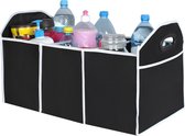 Clever Storage Kofferbaktas 3 sorteervakken - Zwart - Sorteervakken & Opvouwbaar