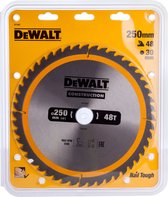 DeWalt DT1957 Extreme Cirkelzaagblad - 250 x 30 x 48T - Hout (Met nagels)