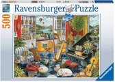 Ravensburger puzzel De Muziekkamer - Legpuzzel - 500 stukjes