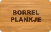 Serveerplank met tekst - Borrelplankje- borrelplank  - tapasplank— cadeau - giftsbymaris