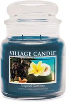 Village Candle Medium Jar Tropical Getaway