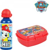 Paw Patrol lunchbox / broodtrommel en 1 alumumnium drinkbeker 500ml Skye, Marshall en Chase