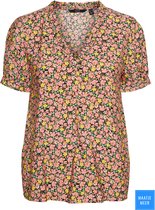 vero moda ellie s/s top wvn curve