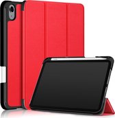 Bescherm-Cover Hoes Map voor iPad Mini 6 - Rood