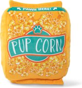 Petshop by Fringe Studio 289733 Pupcorn Microwave bag - Speelgoed voor dieren - honden speelgoed – honden knuffel – honden speeltje – honden speelgoed knuffel - hondenspeelgoed piep - hondenspeelgoed bijten