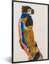 Affiche avec cadre Moa - peinture d'Egon Schiele - 40x60 cm