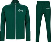 FitProWear Trainingspak Unisex Groen/Wit - Maat XS - Dames - Heren - Trainingsjack - Trainingsbroek - Joggingspak - Trainingsjas - Sportkleding - Sportbroek - Trainingskleding - Fi