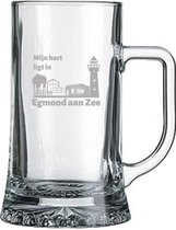 Gegraveerde bierpul 50cl Egmond aan Zee
