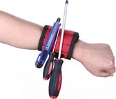 Bracelet Magnétique Bricolage - 2 PCS - Bracelet Magnétique - Rouge -2 Sac à Outils Portable - Bricolage - Construction - DIY -