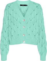 Vero Moda Vest Vmgabby Ls V-neck Cardigan Ga 10260648 Brook Green Dames Maat - S