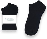 The Footies – Zwarte Bamboe Enkelsokken (2 paar) - Maat 36-40 - By Bamboo Blends