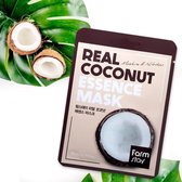 Farmstay Real Coconut Gezichtsmasker - Korean Face Mask - Verzorgend en Hydraterend - Kokos Masker