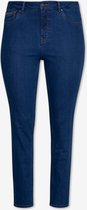 EVIVA - Jeans broek slim fit met hoge taille - donkerblauw