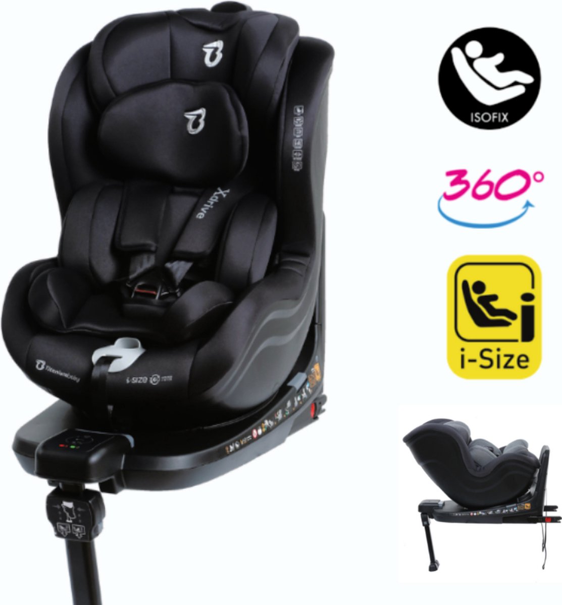 Autostoel Titanium Baby xDrive i-Size 5973.25 Black