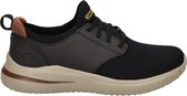 Skechers Delson 3.0 heren sneaker - Zwart - Maat 45