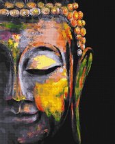 Delki® Diamond Painting Buddha 2 - 40 kleuren - Vierkant - 30x40cm