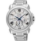 Seiko Premier SNP139P1 horloge heren - zilver - edelstaal