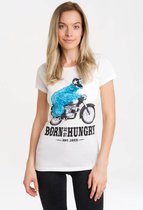 Logoshirt T-Shirt Sesamstraße - Krümelmonster Motorrad