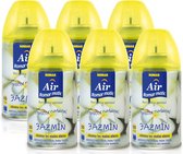 Romar Luchtverfrisser Navulling “Jasmin” 6 x 250ml - Voordeelverpakking