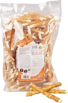 Duvo+ meat! kip & runderhuid sticks small 12,5cm - 2500g - ± 208st