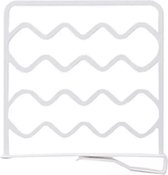 Kast Organizer Wit  4 Stuks - Devider Verdeler Kastplank Scheider Gescheiden Organiser / Wit