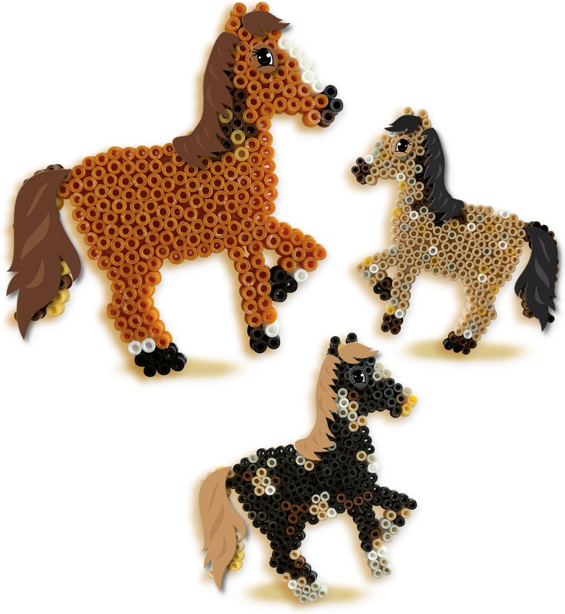 SES Creative - Beedz - Paard - 1200 Strijkkralen met Grondplaten en Strijkvellen - Vanaf 5 Jaar — afbeelding 5