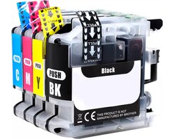 InktDL Huismerk geschikt voor Brother LC-123 XL inktcartridges DCP/MFC J552DW J752DW J4110DW J4410DW J4610DW J6920DW