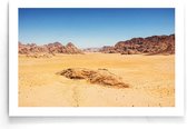 Walljar - Woestijn In Jordanië - Muurdecoratie - Poster