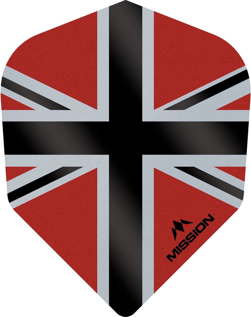 Mission Alliance-X 100 Red & Black NO6 - Dart Flights