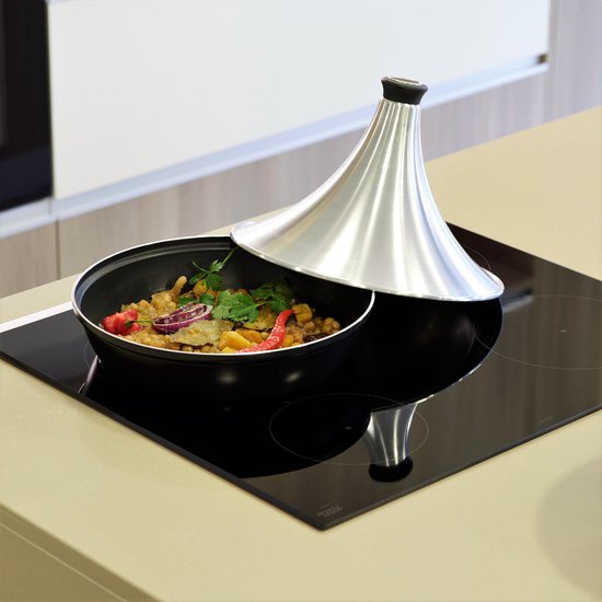 KitchenMove Aluminium Tajine Marrakech Ø28 cm geschikt voor alle warmtebronnen