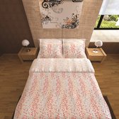 Sofiben Budgetline dekbedovertrek Cherry Blossom met doorlopende rits over 3 zijden 200x200