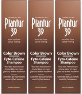 Plantur39 Color Brown Shampoo Voor Bruin Haar - Multi Pack - 3 x 250 ml