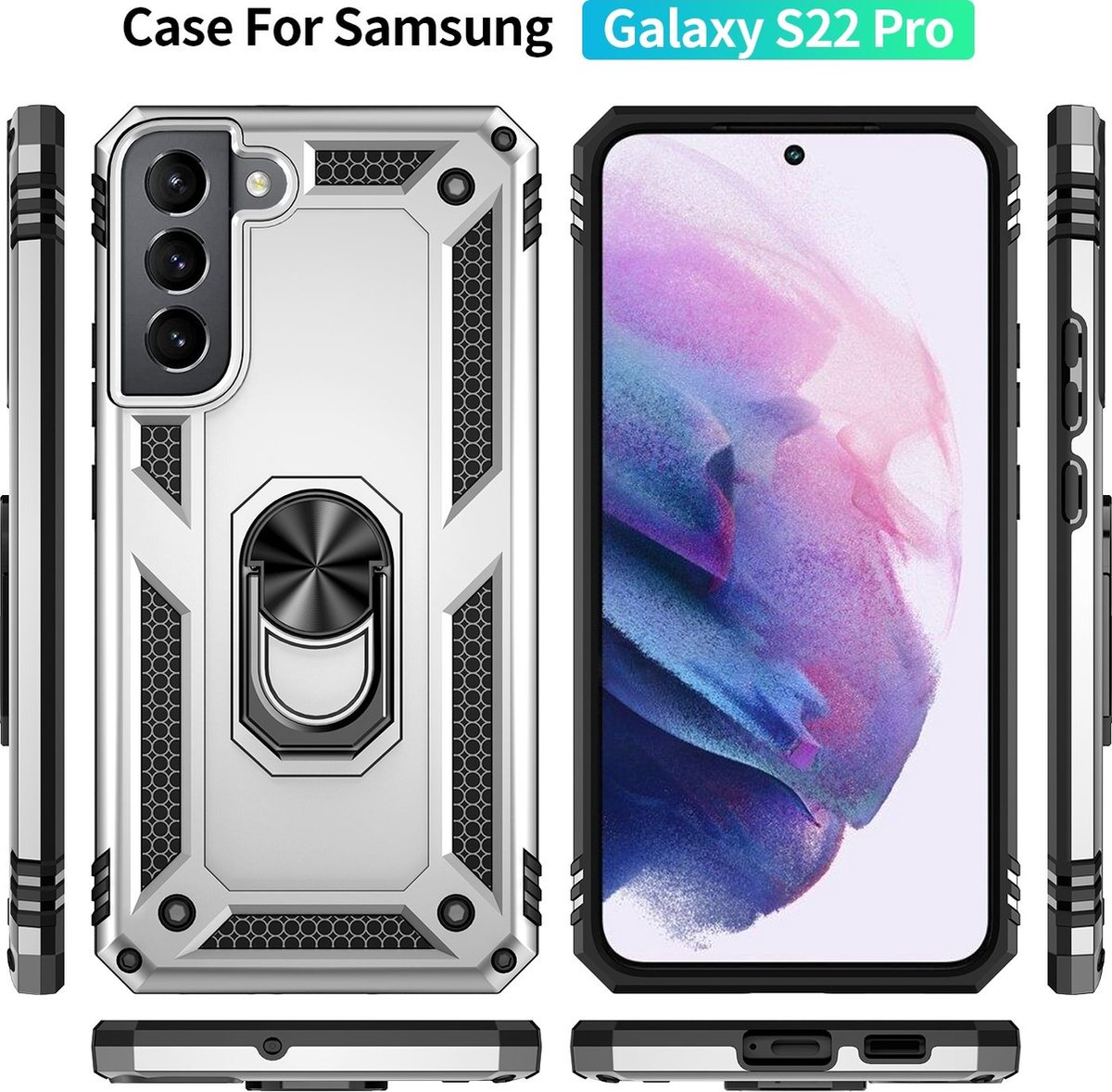 Mobigear Armor Ring - Coque Samsung Galaxy S20 FE Coque Arrière