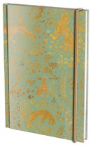 Bekking & Blitz - Notitieboek - A5 formaat - Met opbergvak - Kunst - Museumkunst - Border detail from the Book of Kings - Firdausi - Chester Beatty Museum Dublin