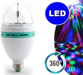 Discolamp - E27 - Automatisch Roterend  360  - RGB LED
