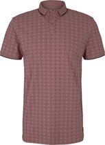 TOM TAILOR alloverprinted polo Heren Poloshirt - Maat L