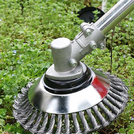 YUET 8 ''Grastrimmers Grastrimmer Hoofd Tuin Trimmer Draad Borstel Massief Staal Wiel Onkruid Scheermessen Sneeuw Eiland Ploeg Touw Maaier Voor Gazon Roterende YUET 8 ''Grastrimmers Grastrimmer Hoofd Tuin Trimmer Draad Borstel Massief Staal Wiel Onkruid Scheermessen Sneeuw Eiland Ploeg Touw Maaier Voor Gazon Roterende