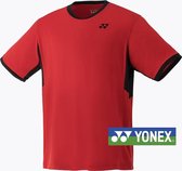 Yonex badminton tennis junioren shirt - YJ0010 rood - maat 115-125