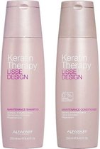 SET Alfaparf Lisse Design Keratin Therapy Maintenance Shampoo 250ml + Conditioner 250ml DUOPACK